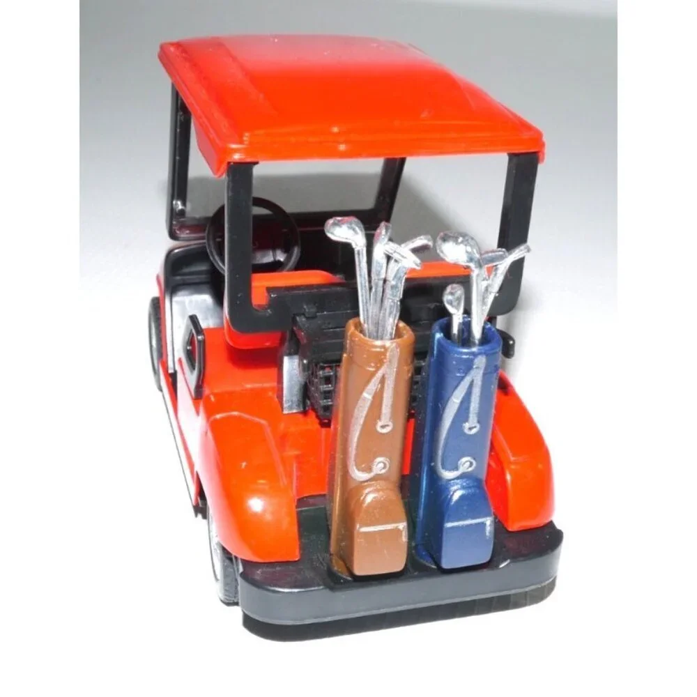 KINSFUN Little Mini Red Plastic GOLF CART 4
